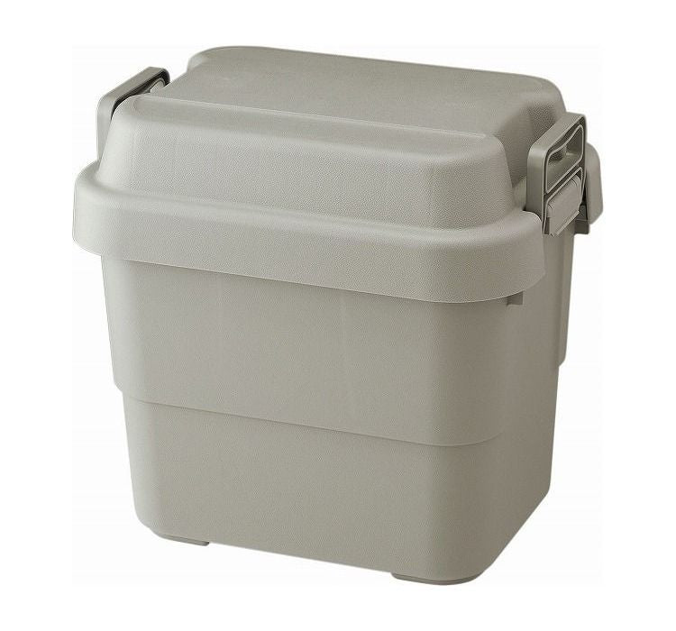 アウトドア キャンプ 収納ボックス 収納ケース 容量20リットル 箱 アウトドア 衣類収納 おもちゃ箱 フタ付き 座れる スツール プラスチック シンプル ミリタリー おしゃれ(代引不可)