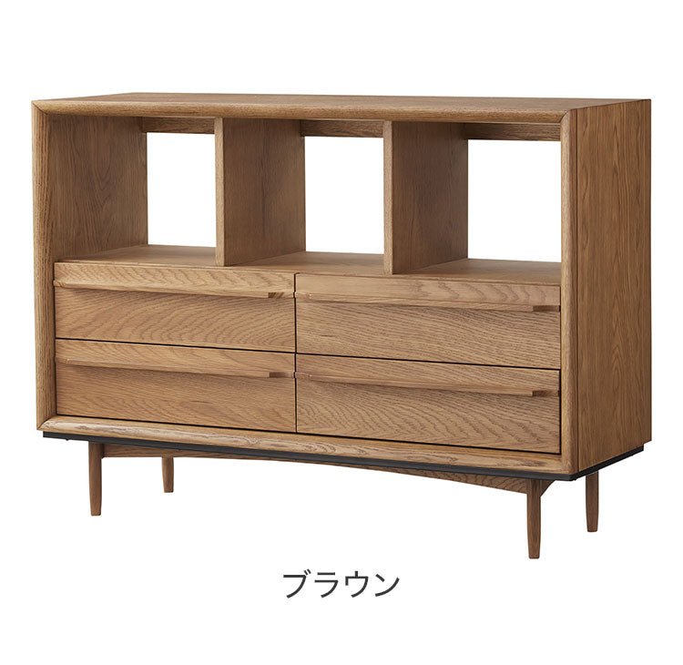 北欧風ローチェスト Timo ティモ 収納 ヴィンテージ 上質 洗練 木目 シンプル ナチュラル ブラウン おしゃれ インテリア シンプル(代引不可)