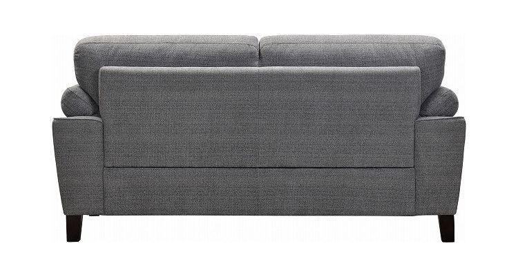 ソファ ボリュームソファ ファブリック ワイドラブ くつろぎ ウレタンフォーム 木脚 グレー カジュアル リビング ボリュームクッション 北欧 シンプル おしゃれ 高級感 やわらかい(代引不可)