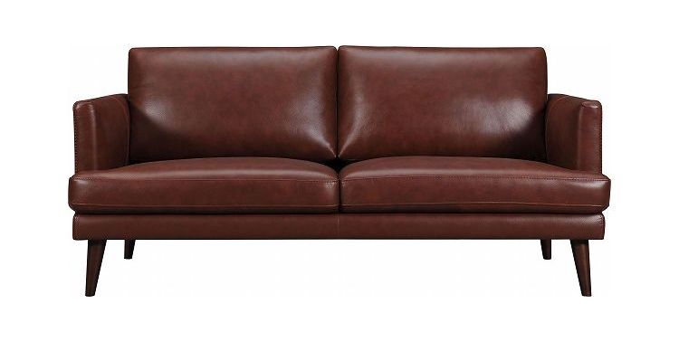 本革ソファ ソファ 椅子 家具 おしゃれ インテリア 2人掛け ソファー 木フレーム Sバネ ウィービングベルト 人気 おすすめ 家具ナコレ 新生活(代引不可)