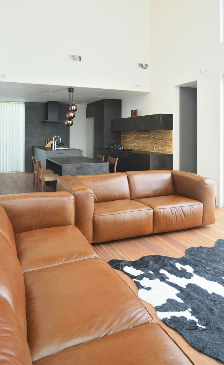 エレファント 3人掛 ソファー ソファ 2人掛け ローソファー レザー 本革 おしゃれ かわいい カフェ風 レトロ ミッドセンチュリー シンプル かっこいい(代引不可)