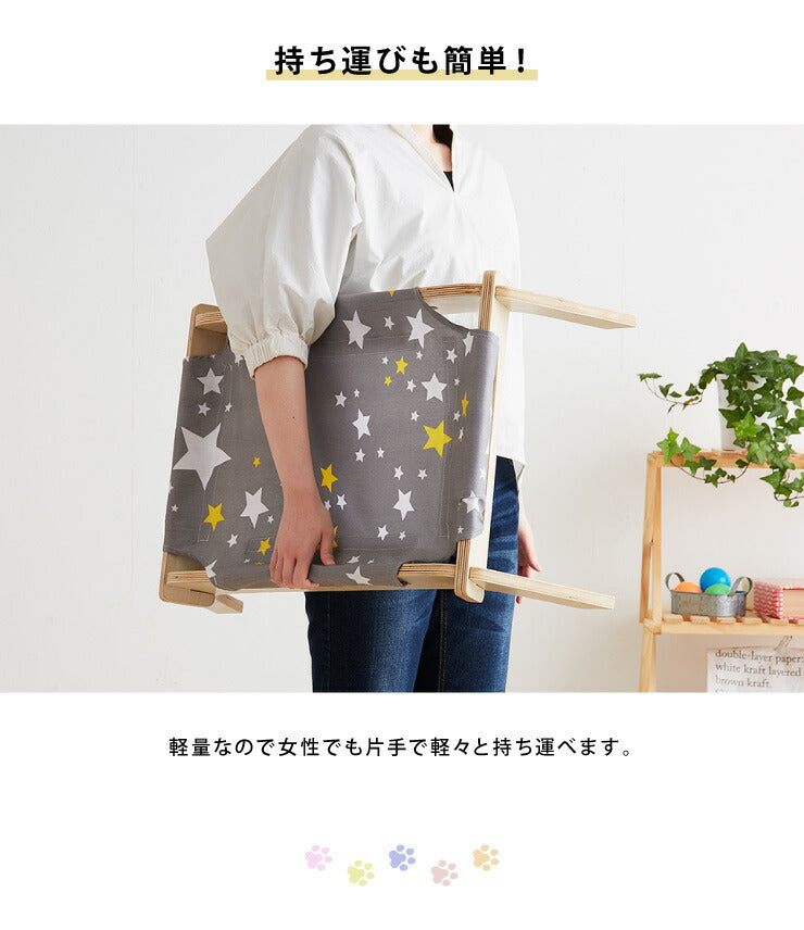 猫 ハンモック 木製 洗えるカバー 猫用 ペット用 春 夏 秋 冬 キャットハンモック ベッド お昼寝 天然木 ねこ ペット おしゃれ