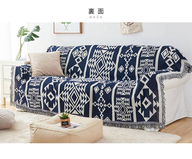 絵画風 ブルーマンデー マルチカバー ソファーカバー ラグ