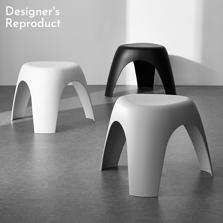 柳宗理 エレファントスツール Habitat製 ［ホワイト］椅子 チェア エレファントスツール 柳宗理 elephant stool 軽量 スタッキング