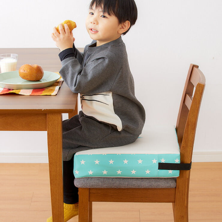 高さ調整クッション 子供 椅子 3段 幅30cm 抗菌 防臭 ベルト付き お食事クッション おしゃれ キッズ用品 座布団 キッズチェア ベビーチェア 高さ調節 クッション 子供 椅子 幼稚園 保育園 お食事 お勉強 ノンホルム シンプル