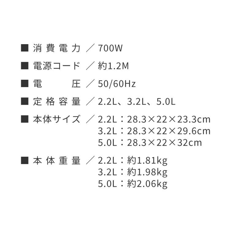 simplus 電気ポット 2.2L 省エネモード 保温 マイコン式 大容量 コンパクト ジャーポット ポット カルキ抜き 空焚き防止 温度調節 SP-PD22 シンプラス