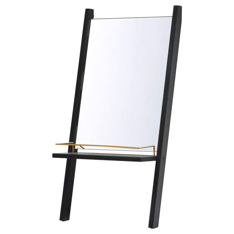 Sortie 立て掛けドレッサー ミラー 鏡 収納付き 一面鏡 棚付き 収納付き 飛散防止 かわいい おしゃれ 収納 壁掛け 壁掛けミラー 卓上 かがみ 韓国 韓国インテリア(代引不可)