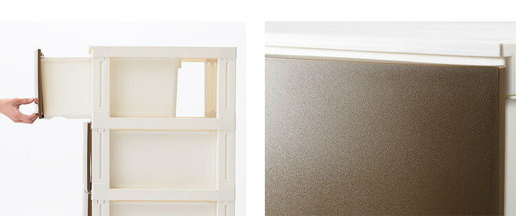 選べる7色 日本製 収納ケース チェスト 幅34cm スリム5段 ルームス シェード ROOM'S shade リビングチェスト サニタリー 隙間収納 すき間収納 収納ボックス 衣装ケース タンス クローゼット サンカ(代引不可)