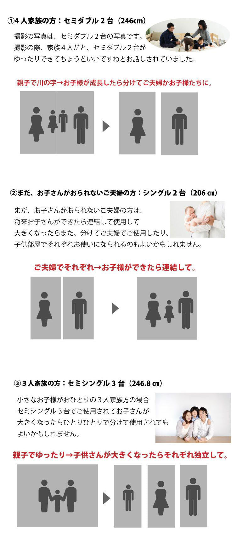 ベッドフレーム シングル ピッタリ並べて使えるサイドガード付き国産ひのきすのこベッド い草床板 ベットフレーム ベッド ベット 寝具 インテリア 家具 TCB281 S い草床板 シングルサイズ Sサイズ(代引不可)