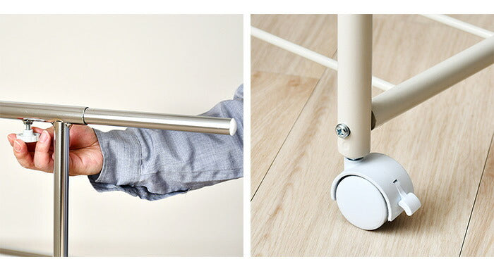 日本製 布団も干せる 押入れ布団収納 幅74.5 頑丈ワゴン 伸長式 物干し竿 物干しスタンド 布団干し 布団収納 押入れ収納 押し入れ収納 キャスター付き 布団収納ラック(代引不可)