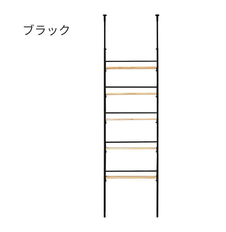 日本製 省スペース スリムウォールラック 幅70 奥行12.5 壁面収納 工具不要 天然木 突っ張り棚 突っ張りラック つっぱり 棚 シェルフ 隙間収納 すき間収納 ディスプレイ(代引不可)