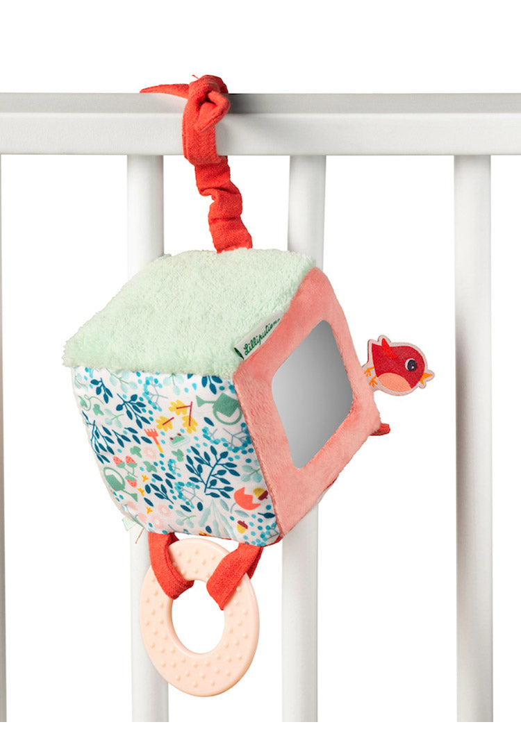 Lilliputiens アクティビティキューブ キツネのアリス リリピュション 知育玩具 ぬいぐるみ おもちゃ 誕生日プレゼント 出産祝い 布おもちゃ 布製 仕掛けおもちゃ 知育玩具