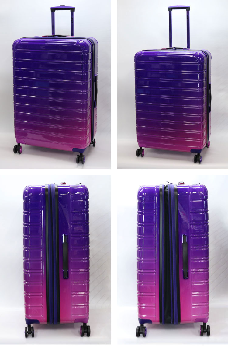 Lサイズ スーツケース キャリーケース キャリーバッグ 拡張 容量アップ 安い 軽量 大型 ファスナー ジッパー 国内 旅行 おすすめ かわいい 女子旅 グラデーション(代引不可)