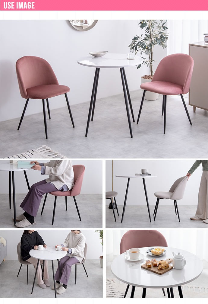 ダイニングテーブルセット 3点セット 幅70cm ダイニングテーブル ダイニングチェア 大理石調 韓国風 2人用 ダイニングセット 2人掛け おしゃれ 海外風 3人用 4人用 食卓セット 食卓テーブル 食卓(代引不可)