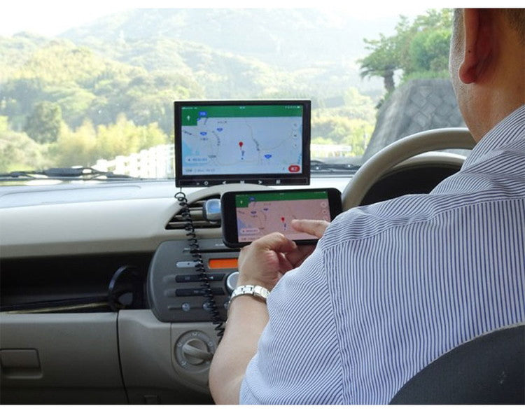 車載用 Wi-Fi ミラーリング 9インチモニター ENLARGER EL-WF001 動画 インターネット 音楽 映像 画面共有 ドライブ アウトドア キャンプ ミラーリング