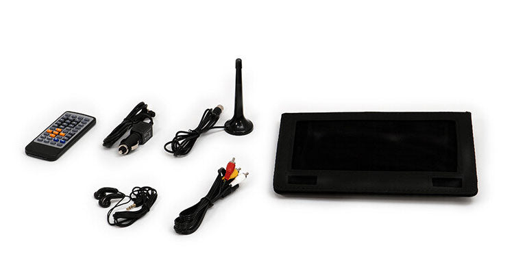 10.1型充電式ポータブルDVDプレイヤー TV機能付き PD-F1011TS DVD 地デジ 10.1インチサイズ モニターの角度調節が可能 折りたたみ可能