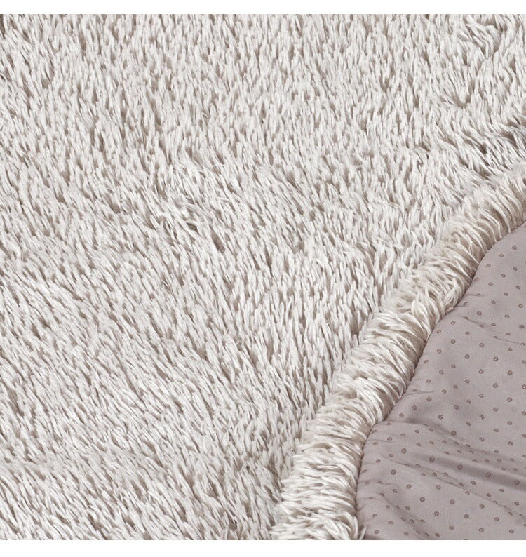 コイズミ かわいい ホットラグマット カバー付き 丸形 洗えるカバー ピンク グレー 直径90cm 小型 コンパクト 小さい ラウンド型 丸型 洗える 自動オフ機能 寝室 ベッド 足元 おしゃれ KDC-03213