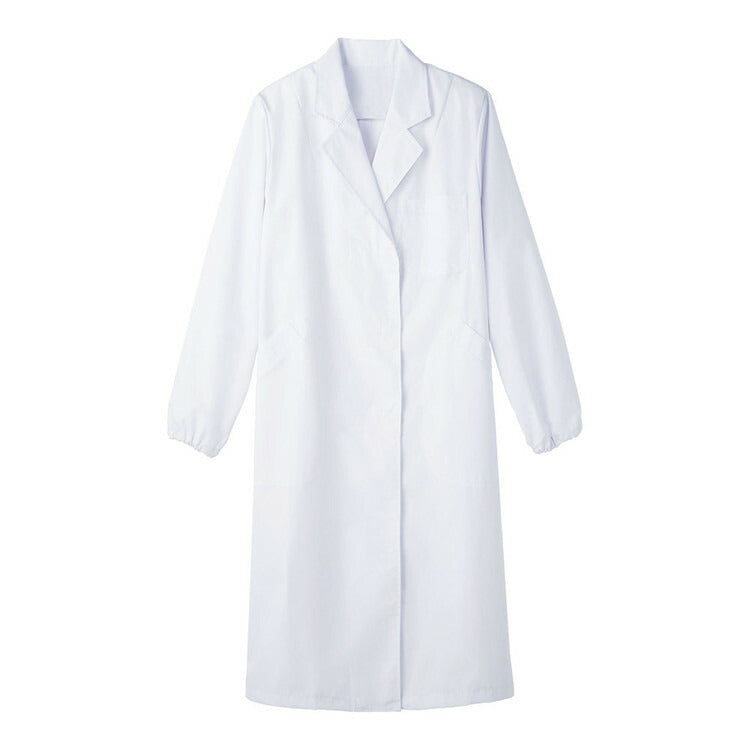 女性用検査衣 MR2203L (ホワイト)株式会社サーヴォ4582439068371(代引不可)