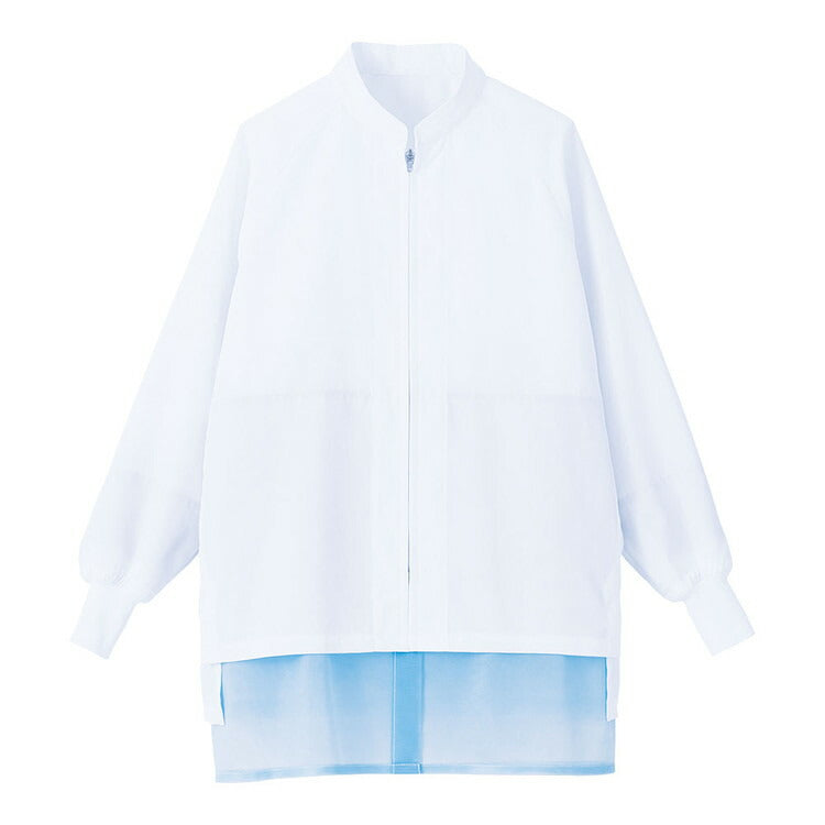 男女兼用長袖コート SZ421-W4L (ホワイト)株式会社サーヴォ4589929613790(代引不可)