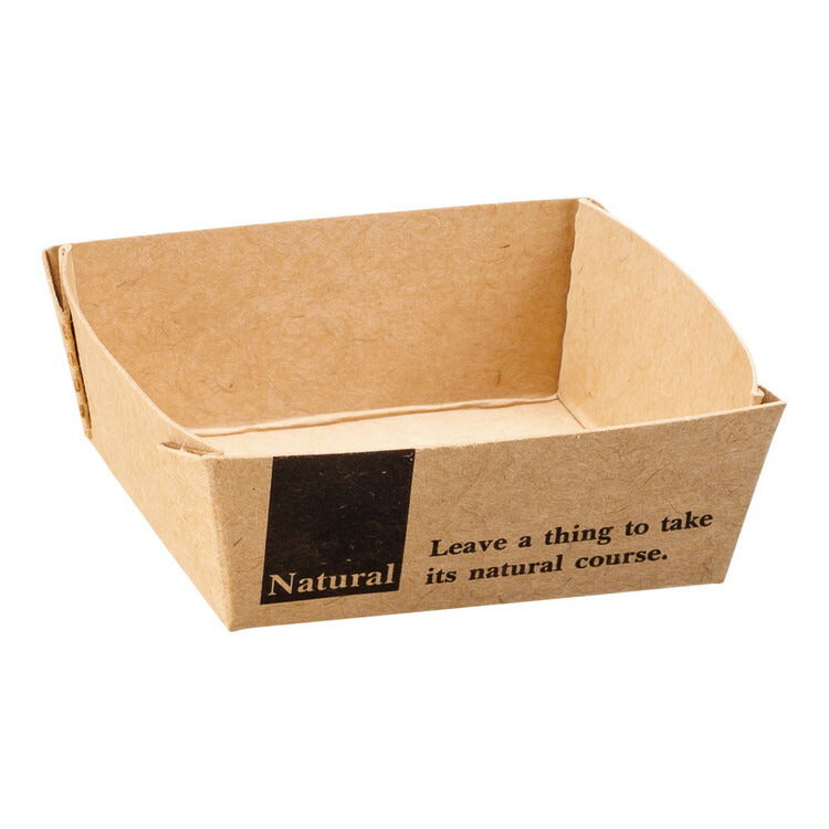 ミニベイクドトレー BT40ナチュラル(50枚入)天満紙器4905001390401(代引不可)