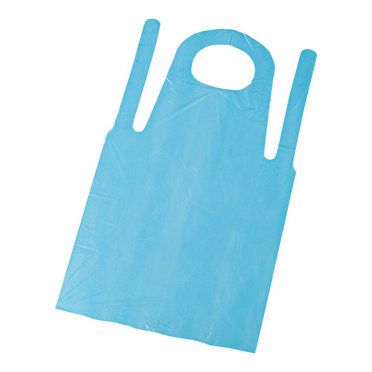 使い捨て エプロン20 バイオマス(50枚入) S ブルー旭創業4990798726120(代引不可)