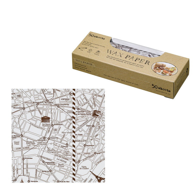 ワックスペーパー シート(50枚入)WP1200 パリマップ天満紙器4991120230483(代引不可)
