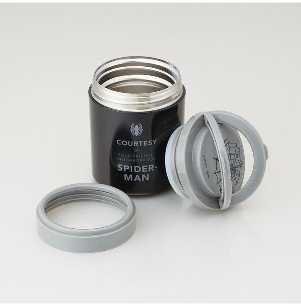 スケーター 折りたたみ ハンドル付き 保温 保冷 スープジャー 500ml スパイダーマン LJFO5AG