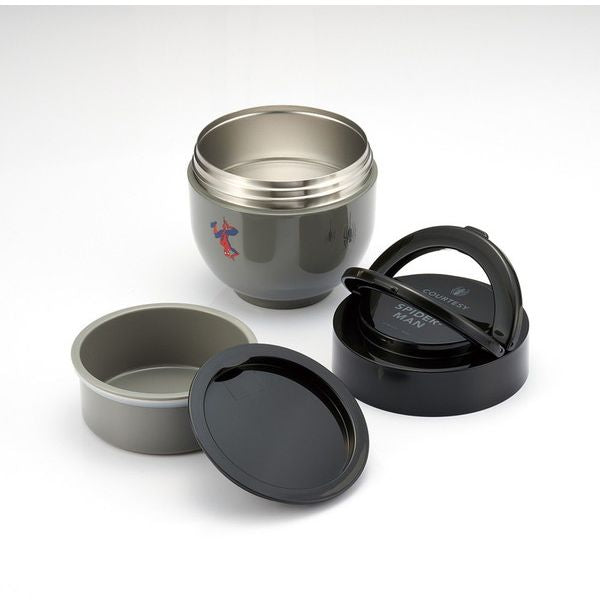 スケーター 折りたたみ ハンドル付き 保温 保冷 丼 ジャー 800ml スパイダーマン LDNO8AG