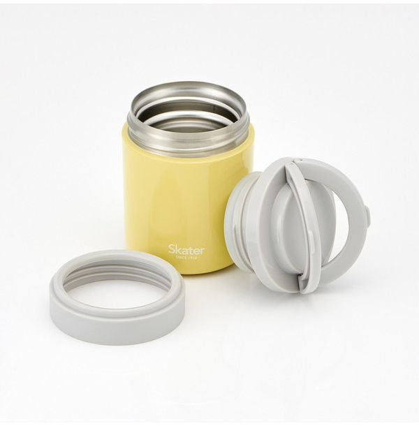 スケーター 折りたたみ ハンドル付き 保温 保冷 スープジャー 300ml サフランイエロー LJFO3AG