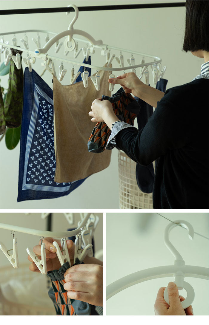 フレディレック 洗濯ばさみ ランドリーピンチ 12個セット ドイツ 白 洗濯 北欧 おしゃれ ランドリー シンプル 洗濯はさみ ピンチ 洗濯バサミ ランドリーグッズ FREDDY LECK FL-103