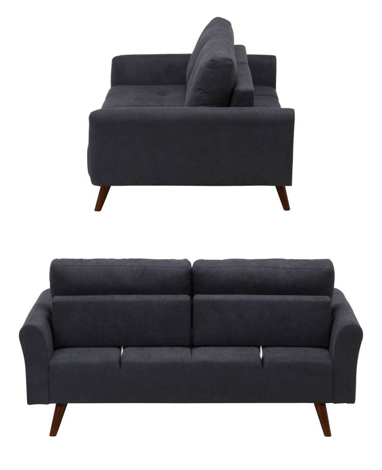 ソファ 2人掛け 幅167 背もたれ可動 おしゃれ 北欧 ファブリック カフェ ソファー sofa 二人掛け 2P ローソファ フロアソファ かわいい(代引不可)