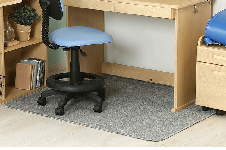 デスクカーペット 110×130cm デスクマット 学習机用 傷防止 無地 ラグ 絨毯 かわいい おしゃれ 子供部屋 マット(代引不可)