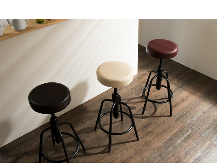 バースツール 回転チェア カウンターチェア バーチェア レトロ モダンチェア ハイチェア レトロ チェア スツール(代引不可)