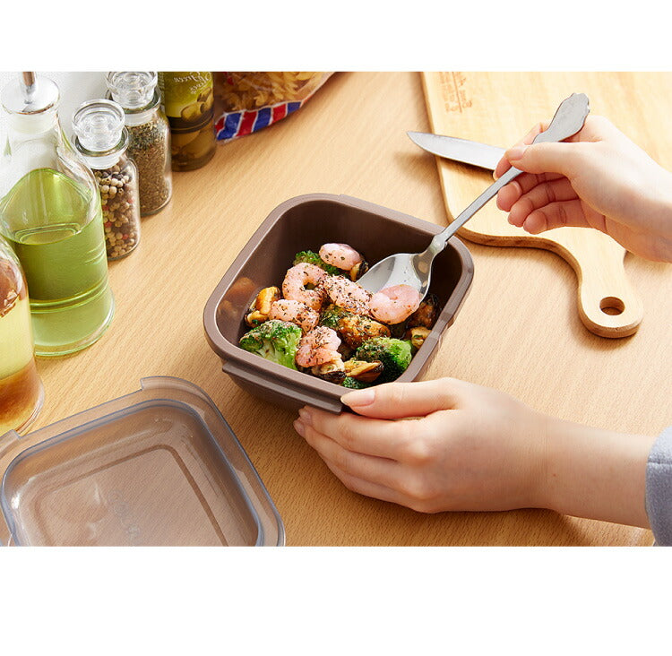 Iwatani イワタニ グルラボ 6点セット 電子レンジで本格調理 マルチセット カカオ GLB-MS レシピブック付 保存容器 岩谷マテリアル