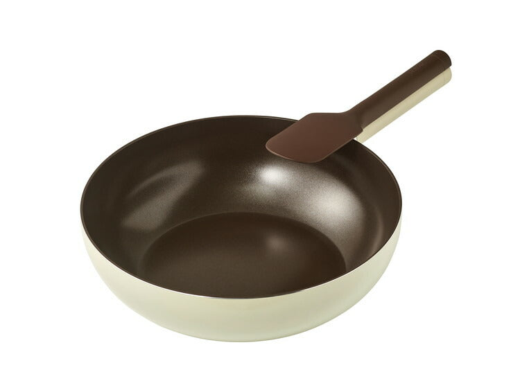 韓国発 Dr.HOWS フライパン 30cm 直火・IH対応 ルミ LUMI ウォックパン 30cm 取っ手付き 可愛い かわいい おしゃれ ドクターハウス