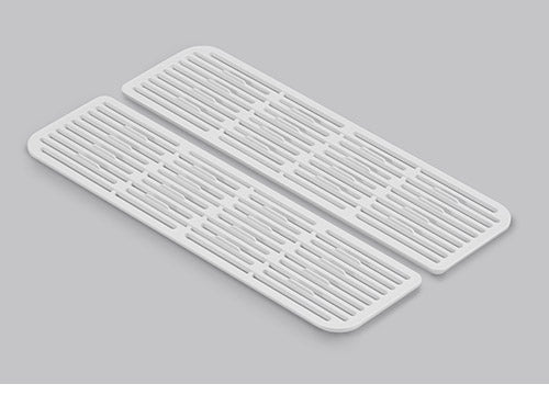 YOHAKU 水切りかご ふた付き コンパクト お手入れ簡単 大容量 コンパクトにまとまる水切りセット ピュアホワイト MG-0308 水切りバスケット 水切りカゴ シンク上