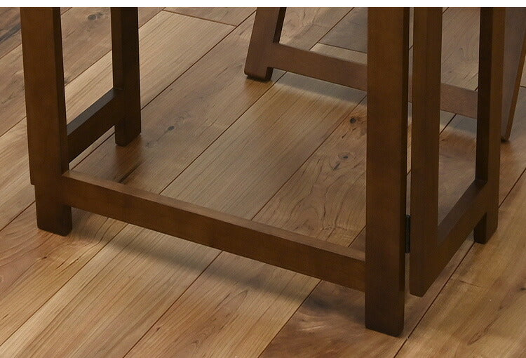 【デスクチェアセット セット】 作業デスク 作業机 作業チェア 作業椅子 折り畳み 折りたたみ 収納らくらく 簡単収納 ブラウン 寝室 リビング デスクワーク 在宅ワーク リモート リモートワーク(代引不可)