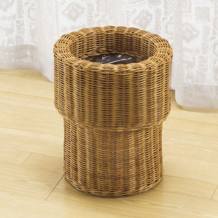 天然籐カバー付きダストボックス ラタン ゴミ箱 ごみ箱 お年寄り プレゼント(代引不可)