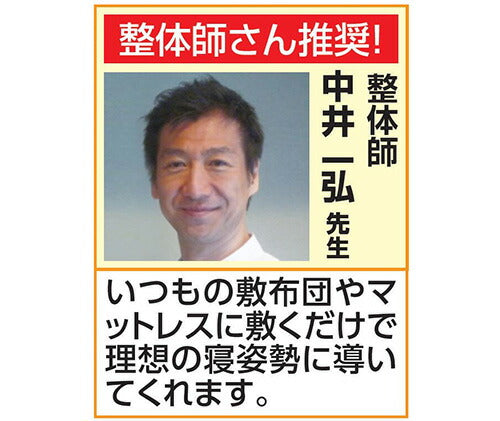 整体師推奨 中井式 三層構造ひんやり敷マット 体圧分散 丸洗いOK 三層メッシュ構造 敷布団やマットレスに敷くだけ 接触冷感 敷きパッド 敷パッド 夏(代引不可)
