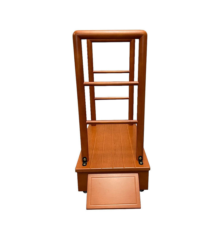 両手すり付き 玄関台 幅80cm 木製 玄関踏み台 がたつき防止 アジャスター付き 靴 シューズ 収納 省スペース お年寄り 補助手すり 介護 プレゼント 父の日 母の日(代引不可)