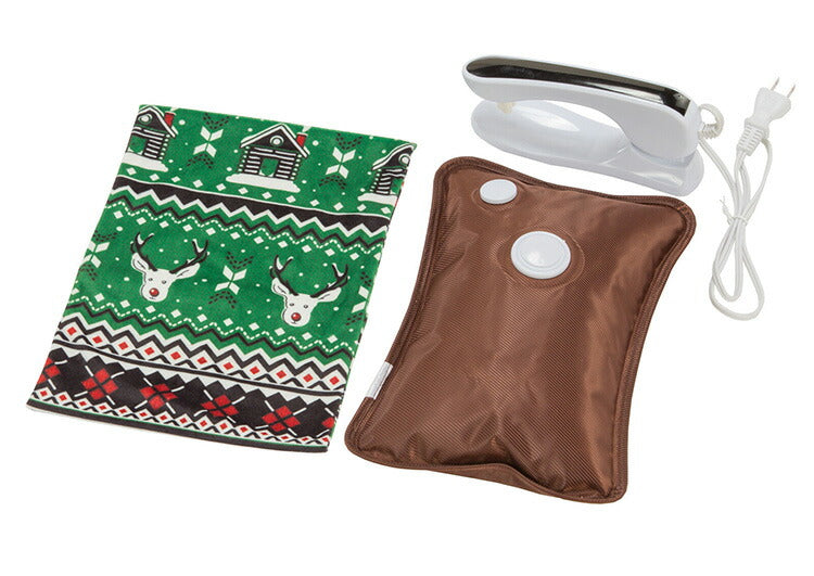 ファミラ 充電式湯たんぽ ノルディック柄 コードレス お湯のいらない 蓄熱式 湯たんぽ 繰り返し使える 充電式 エコ湯たんぽ(代引不可)