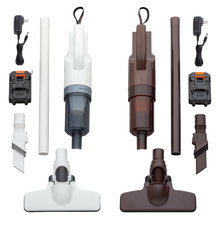 ファミラ 充電式コードレスハイパワークリーナー 6点セット ハイパワー21V 紙パック不要 コードレス 掃除機 クリーナー 軽量 ノズル付き エアコン掃除(代引不可)