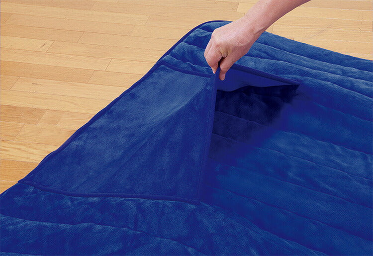 かいまき布団 足ポケット ボア付き 花柄 着る布団 着る毛布 寝間着 遠赤綿入り あったか 暖かい 保温 冷え性 掛布団 毛布 寝具 布団 かいまき(代引不可)