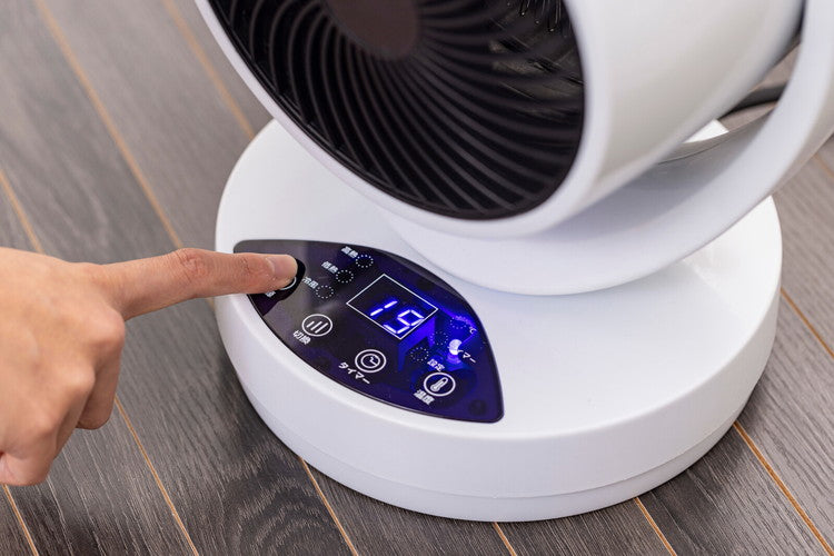 温冷扇 サーキュレーター ヒーター 冷暖扇風機 リモコン付き リビングファン 衣類乾燥機 扇風機 1台4役!!ひえぽか温冷扇(代引不可)