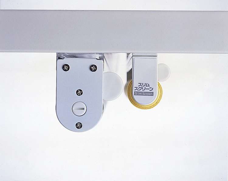 ロールスクリーン スリムタイプ 防炎 両面テープタイプ 幅60cm×高さ180cm 日本製 シンプル おしゃれ 北欧 新生活 ロールカーテン 間仕切り 一人暮らし 国産(代引不可)