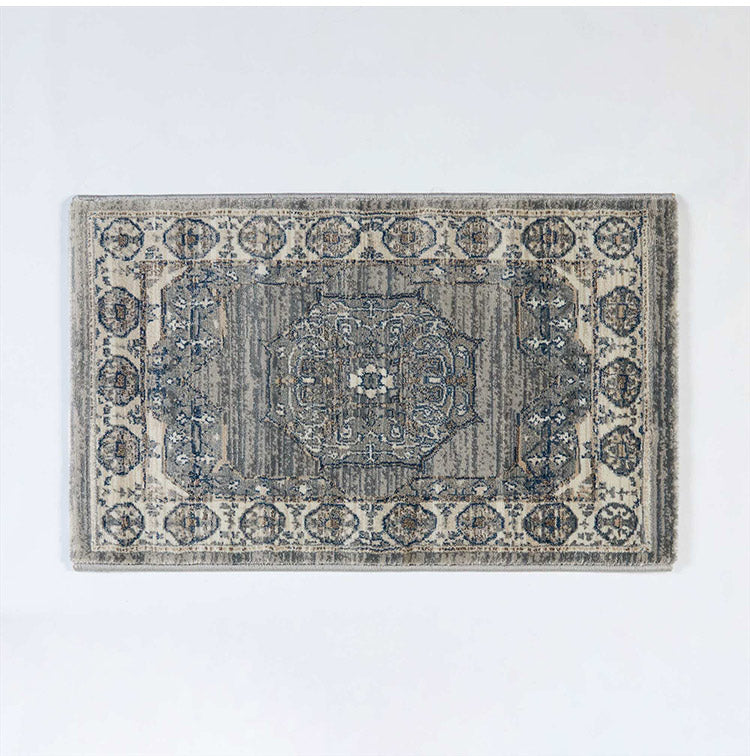 玄関マット 70×120cm ウィルトン織り 約45万ノット エジプト製 オリエンタル柄 おしゃれ ラグ ラグマット カーペット(代引不可)