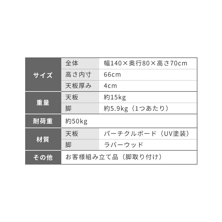 厚み4cmある ダイニングテーブル 140×80cm 台形脚A 単品 4人掛け 140cm テーブル 黒脚 ダイニングテーブル 長方形 ダイニング テーブル 4人用 木製 北欧 モダン 食卓テーブル 北欧 ヴィンテージ(代引不可)【送料無料】