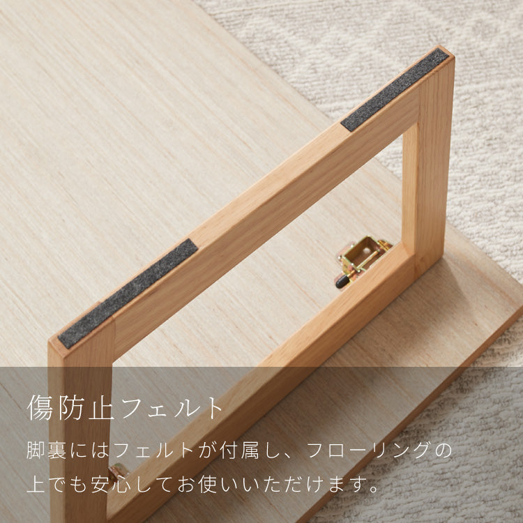 折りたたみテーブル 幅90 奥行50 フレーム脚 折りたたみセンターテーブル ローテーブル 折りたたみ テーブル 天然木 木目 90×50cm 折りたたみデスク デスク センターテーブル リビングテーブ