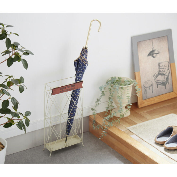 ヴィンテージ調 スリム 傘立て 奥行10cm 薄型 アンブレラスタンド モボワ スリム アイアン かさたて スリム コンパクト 玄関収納 すき間収納 隙間収納 アンティーク 可愛い かわいい おしゃれ