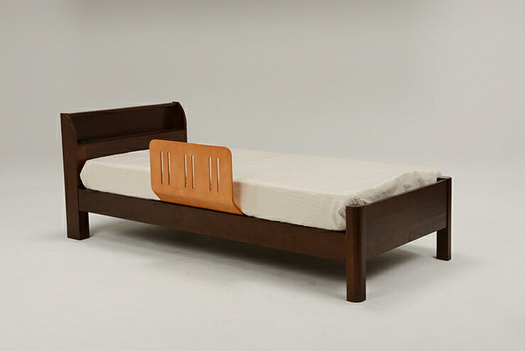 萩原 曲げ木ベッドガードLBR LBG4297T-LBR 布団ずれ防止(代引不可)